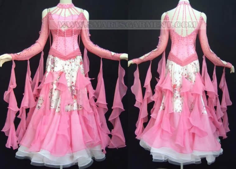 Inexpensive ballroom dancing clothes,personalized ballroom competition dance apparels,standard dance clothing