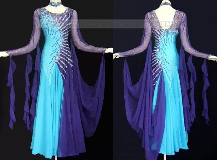 customized ballroom dancing apparels,ballroom competition dance clothes shop,Foxtrot dresses