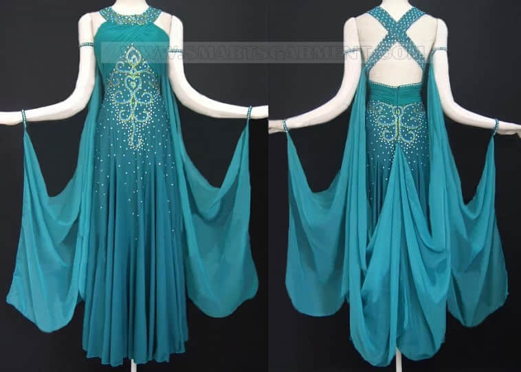 ballroom dancing apparels for women,plus size ballroom competition dance gowns,discount ballroom dancing performance wear