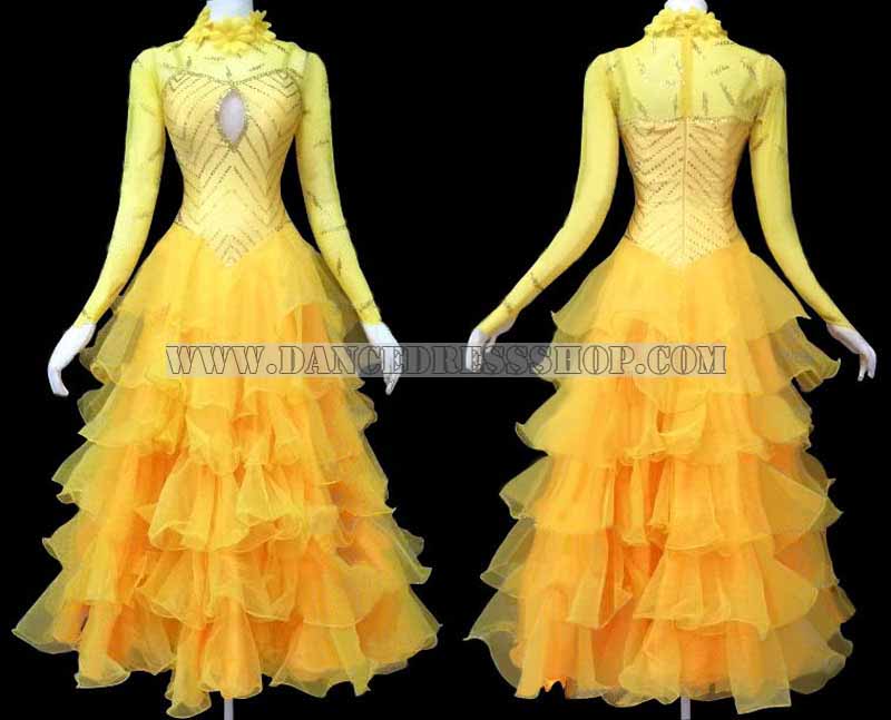 ballroom dancing clothes,customized ballroom competition dance garment,dance team performance wear