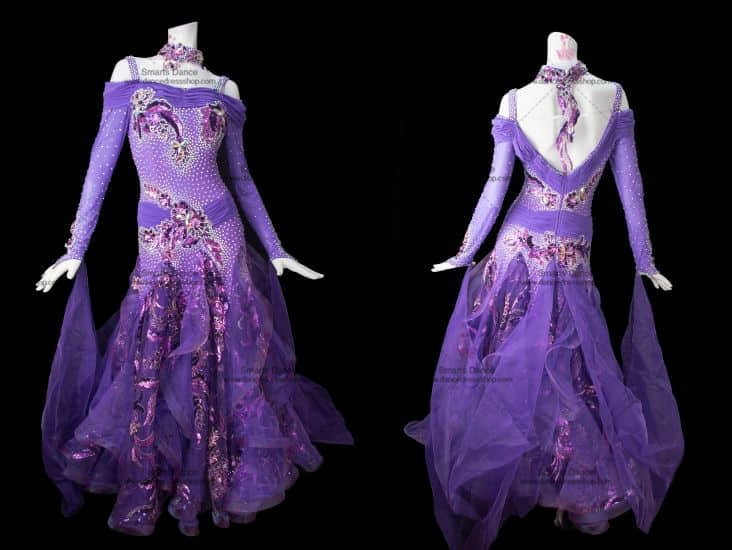 Custom Made Ballroom Dress,Ballroom Dance Dresses For Sale Purple BD-SG2865,Latin Ballroom Dresses,Affordable Ballroom Dress