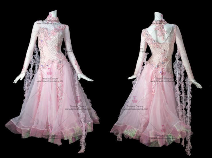 Ballroom Dresses For Sale,Ballroom Dance Customes Pink BD-SG2869,Ballroom Dress,Ballroom Costume For Female