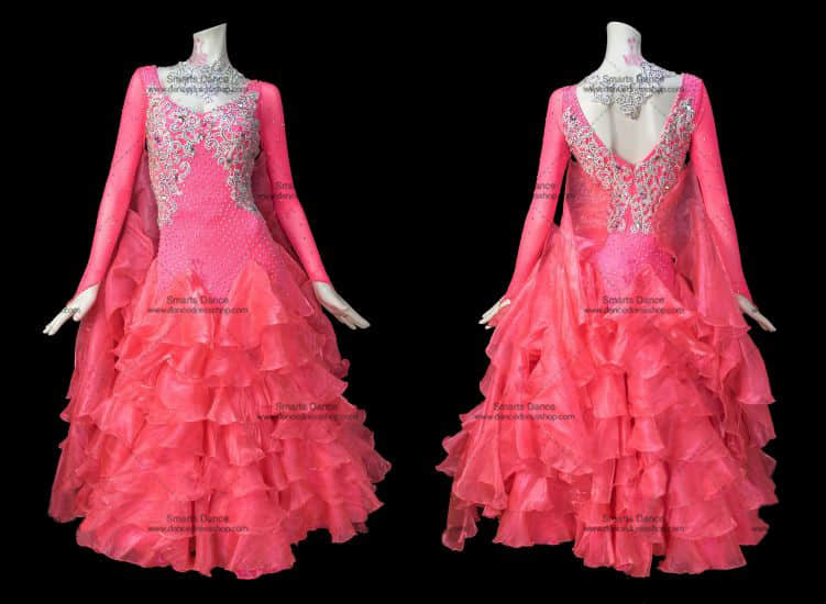 Ballroom Gowns,Ballroom Dance Competition Dresses Multilayer BD-SG2883,Ballroom Costumes,Ballroom Dresses For Sale