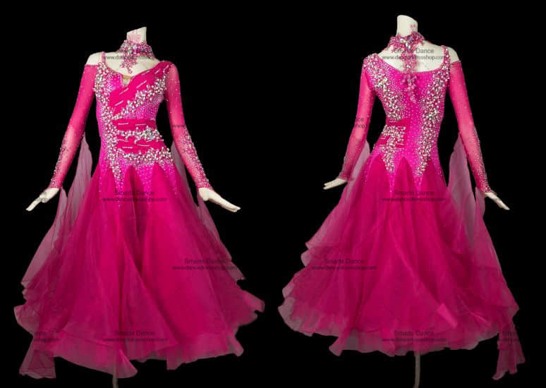 Ballroom Dance Gowns,Ballroom Dance Dresses Pink BD-SG2901,Ballroom Dance Customes,Womens Ballroom Dress