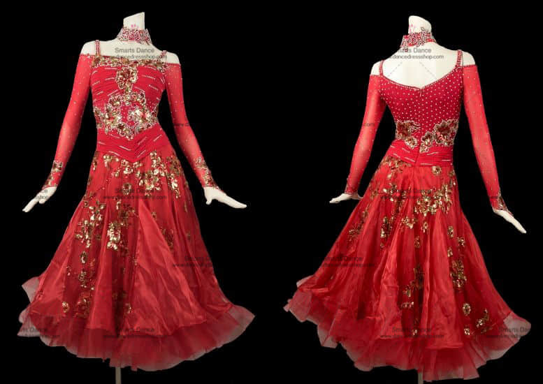 Ballroom Gowns,Ballroom Dresses For Sale Red BD-SG2902,Ballroom Dancewear,Ballroom Dance Competition Dresses