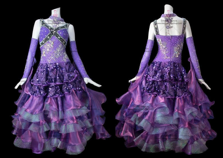 Ballroom Clothes,Latin Ballroom Dresses Multilayer BD-SG2906,Affordable Ballroom Competition Dresses,Ballroom Dresses For Sale