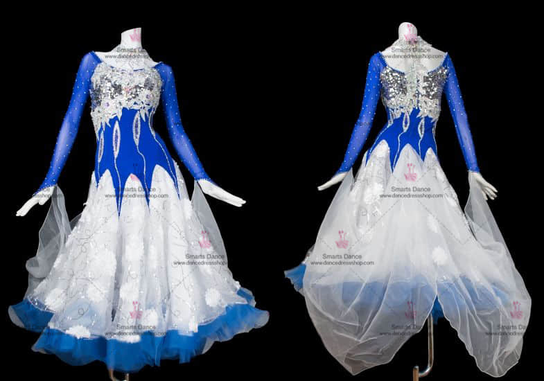 Ballroom Dance Costumes,Ballroom Gowns Blue BD-SG2909,Ballroom Costumes,Waltz Dance Dresses