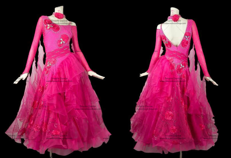 Ballroom Dance Competition Dresses,Ballroom Dresses For Sale Pink BD-SG2914,Custom Made Ballroom Dress,Ballroom Dresses For Sale