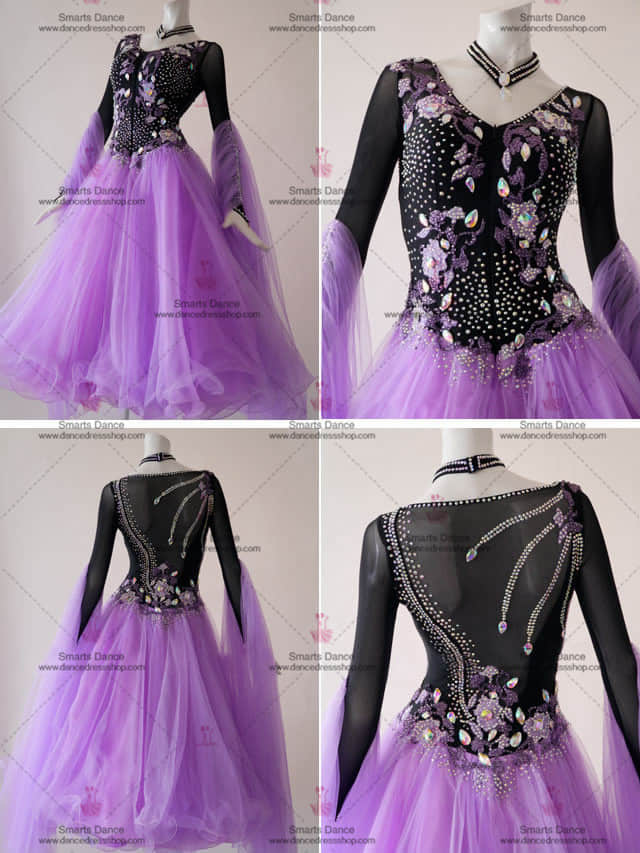 Ballroom Dance Dresses For Sale,Ballroom Costume For Female Purple BD-SG2918,Ballroom Dance Clothes,Ballroom Dance Costumes For Competition