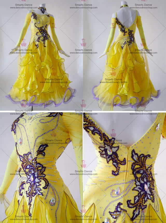 Affordable Ballroom Dress,Ballroom Dance Costumes Multilayer BD-SG2921,Ballroom Dancewear,Ballroom Costume For Female