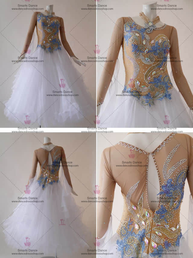 Ballroom Dance Costumes,Ballroom Dresses For Sale White BD-SG2924,Ballroom Dance Costumes For Competition,Ballroom Dresses