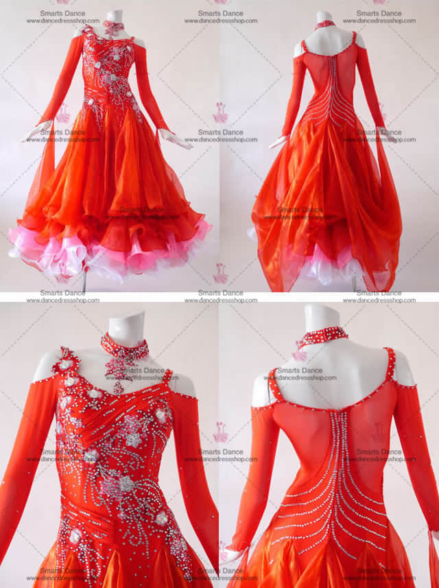 Ballroom Dresses For Sale,Tailor Made Ballroom Dress Red BD-SG2926,Ballroom Gowns,Ballroom Dancewear