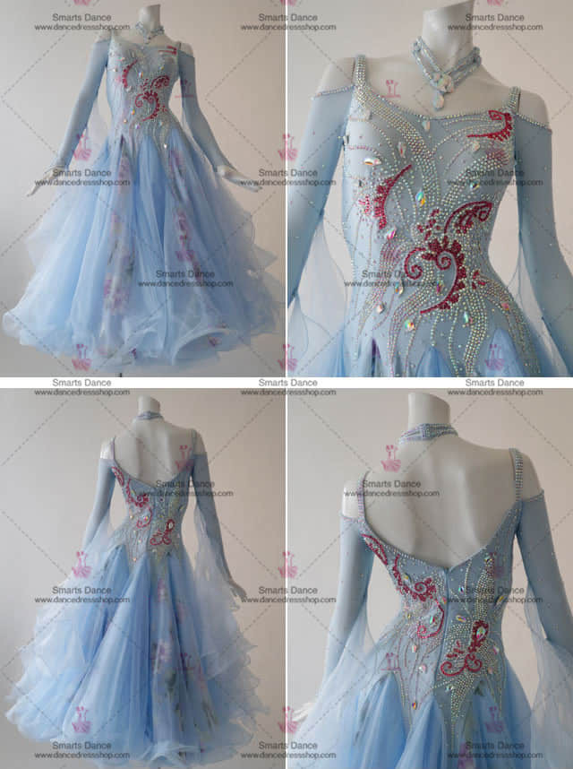 Ballroom Dancewear,Ballroom Dance Dresses For Sale Blue BD-SG2931,Ballroom Dance Gowns,Ballroom Clothes