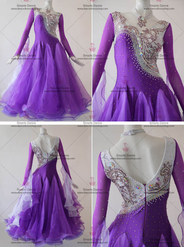 Affordable Ballroom Competition Dresses Purple BD-SG2933,Ballroom Costume For Female,Ballroom Clothes
