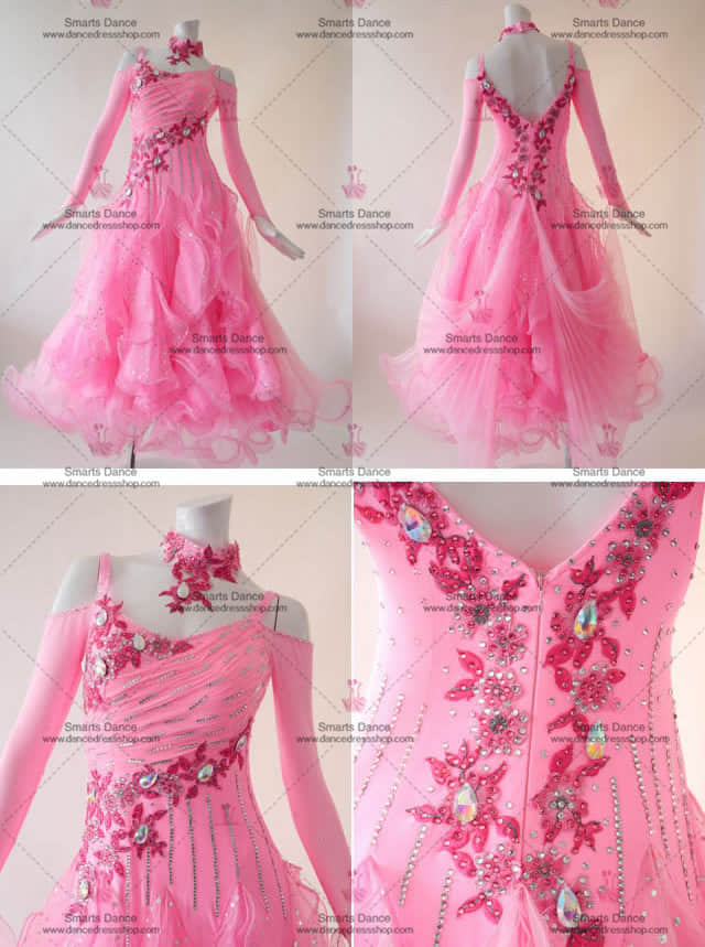 Affordable Ballroom Competition Dresses,Ballroom Dance Dresses Pink BD-SG2945,Ballroom Dancewear,Ballroom Dress