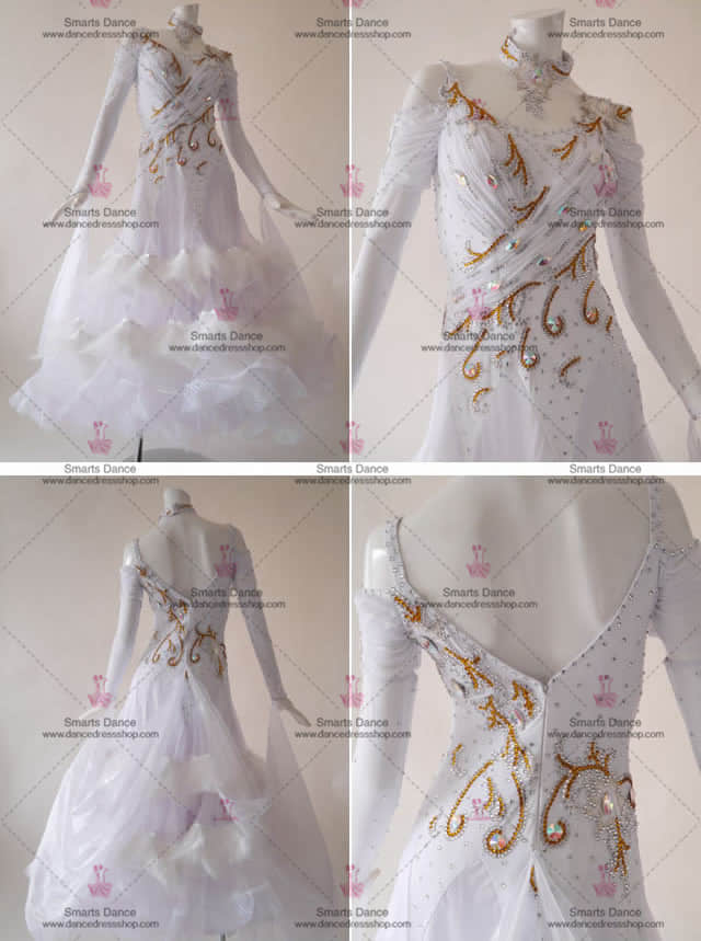 Ballroom Costume For Female,Tailor Made Ballroom Dress Multilayer BD-SG2951,Custom Made Ballroom Dress,Ballroom Dresses