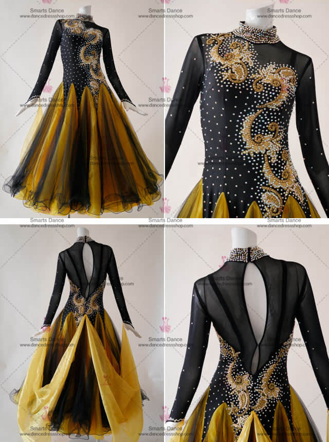 Ballroom Costume For Female,Ballroom Dance Costumes Black BD-SG2956,Ballroom Dress,Ballroom Dance Dresses