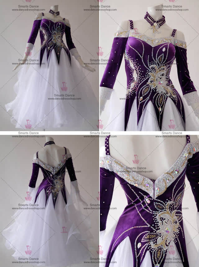 Ballroom Dress,Ballroom Dancewear Purple BD-SG2971,Womens Ballroom Dress,Affordable Ballroom Competition Dresses