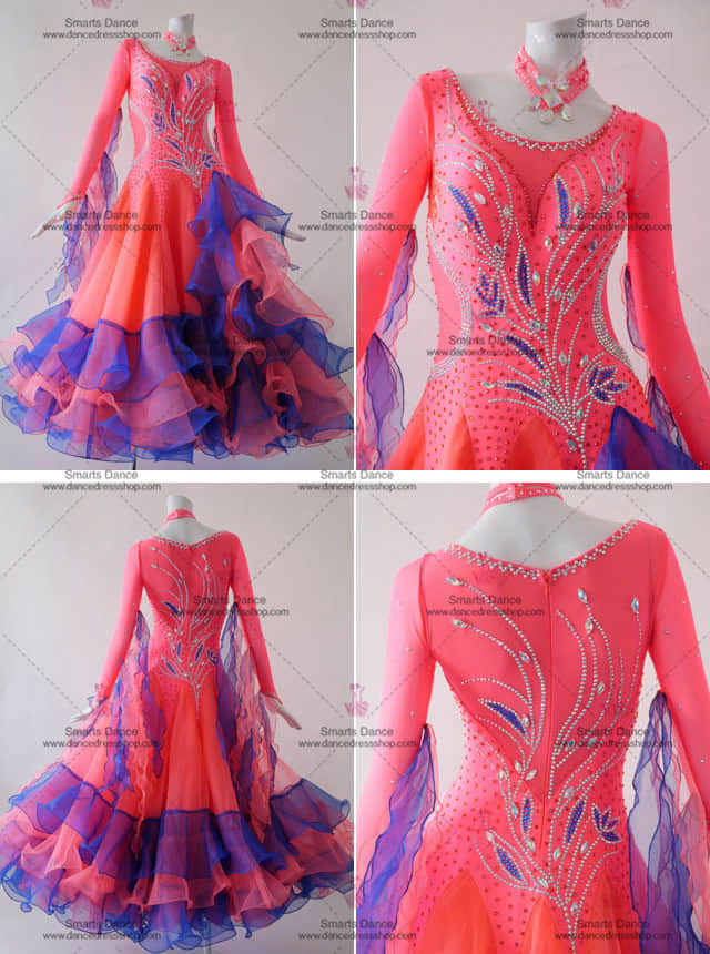 Ballroom Dancewear,Womens Ballroom Dress Multilayer BD-SG2990,Ballroom Dance Customes,Waltz Dance Dresses