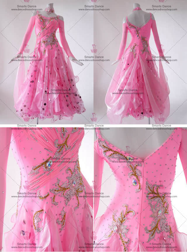 Affordable Ballroom Dress,Latin Ballroom Dresses Pink BD-SG2995,Ballroom Dresses For Sale,Custom Made Ballroom Dress