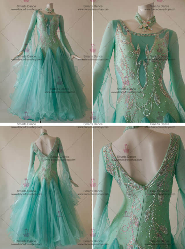 Affordable Ballroom Dress,Ballroom Dance Competition Dresses Green BD-SG3000,Ballroom Dresses For Sale,Womens Ballroom Dress