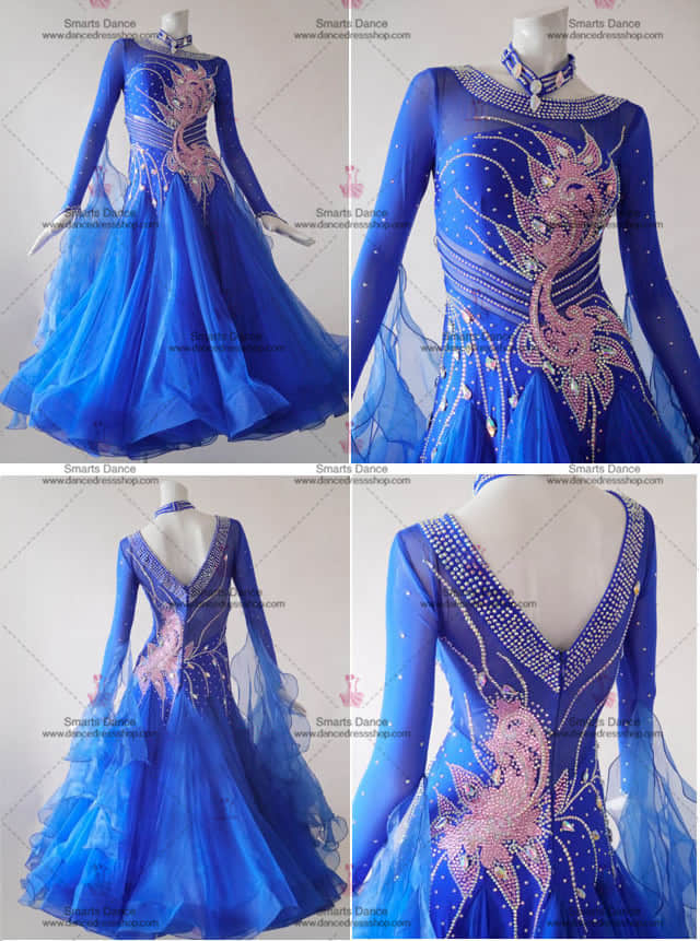 Affordable Ballroom Dress,Ballroom Costumes Blue BD-SG3036,Ballroom Dancewear,Ballroom Dancewear