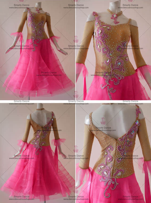 Ballroom Dresses For Sale,Ballroom Dance Customes Pink BD-SG3038,Ballroom Clothes,Ballroom Dresses For Sale