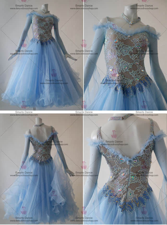 Ballroom Dancewear,Ballroom Dance Gowns Blue BD-SG3047,Ballroom Dresses For Sale,Ballroom Gowns