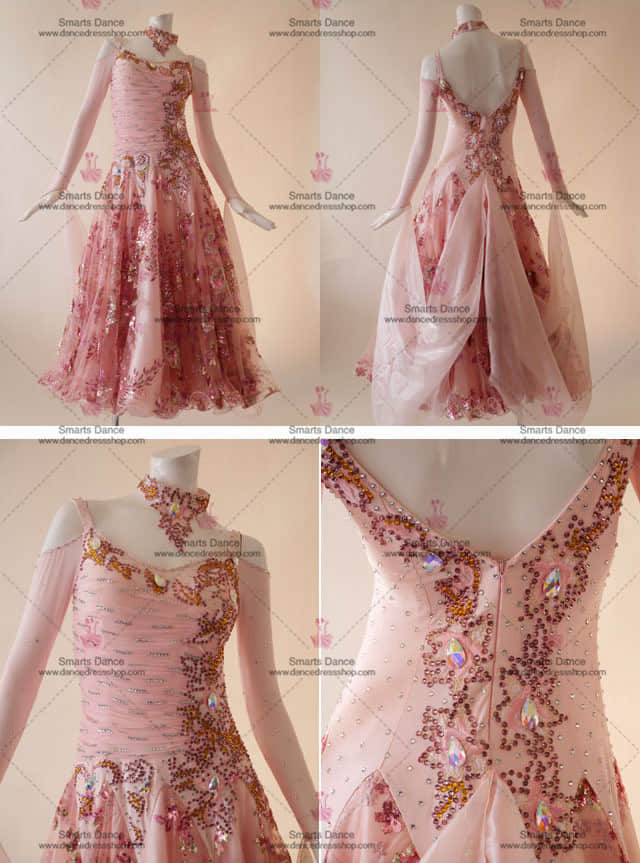 Ballroom Dance Dresses,Affordable Ballroom Competition Dresses Pink BD-SG3060,Ballroom Dancewear,Ballroom Gowns