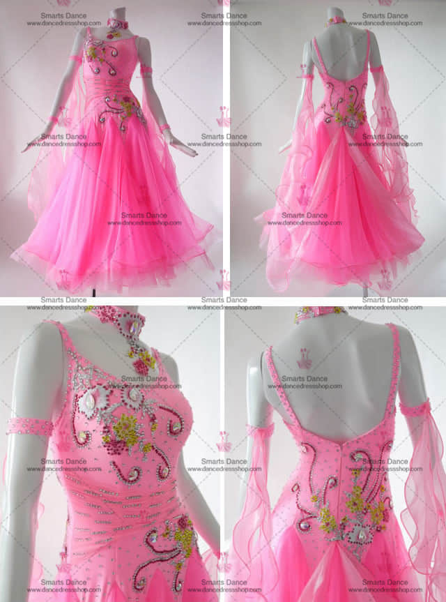Ballroom Costumes,Womens Ballroom Dress Pink BD-SG3062,Ballroom Costume For Female,Ballroom Dance Dresses For Sale