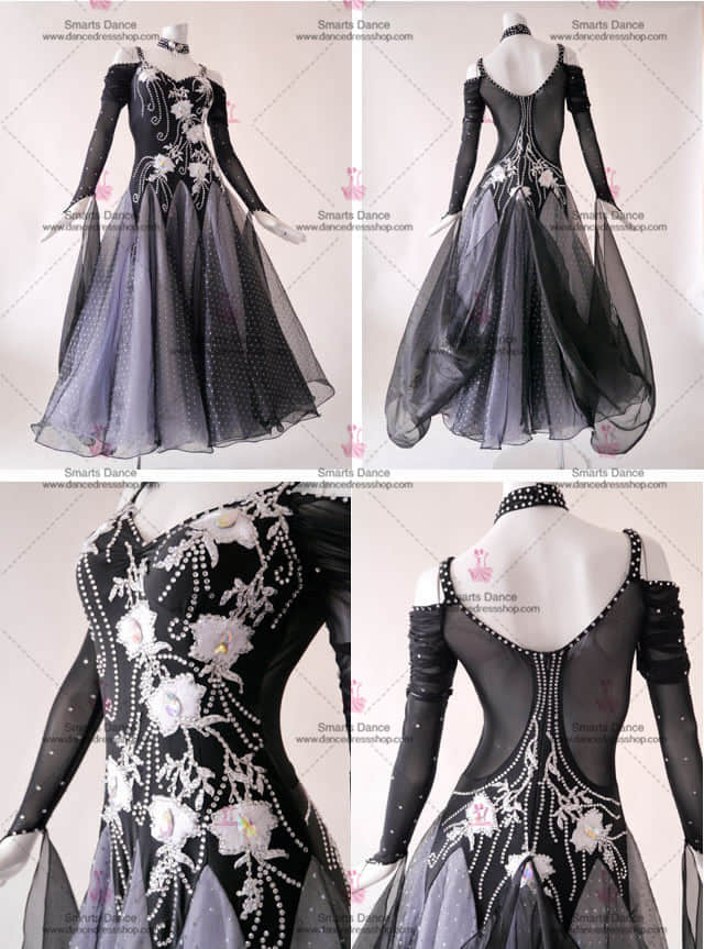 Ballroom Dance Customes,Ballroom Dresses For Sale Black BD-SG3064,Ballroom Dance Gowns,Affordable Ballroom Dress