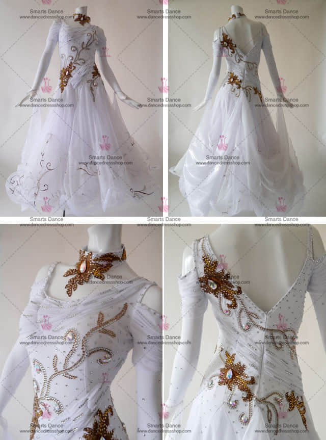 Ballroom Dresses For Sale,Ballroom Costume For Female White BD-SG3068,Ballroom Clothes,Ballroom Dresses For Sale