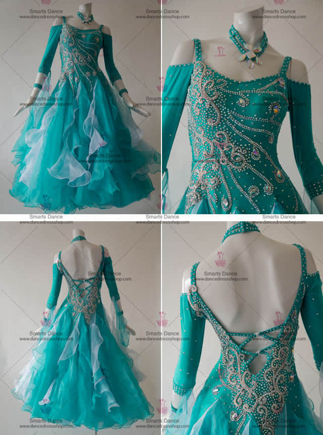 Affordable Ballroom Competition Dresses Multilayer BD-SG3084,Ballroom Dance Gowns,Ballroom Dancewear