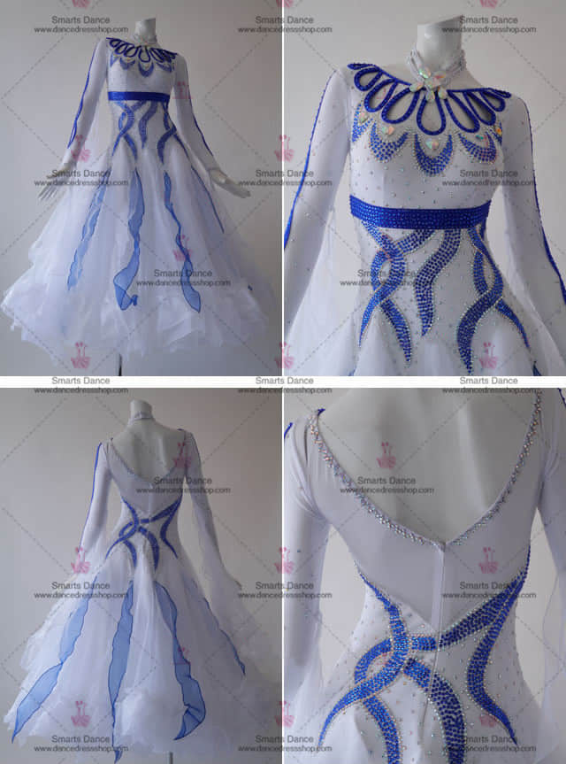 Latin Ballroom Dresses,Ballroom Dance Clothes White BD-SG3085,Ballroom Dancewear,Ballroom Dresses For Sale