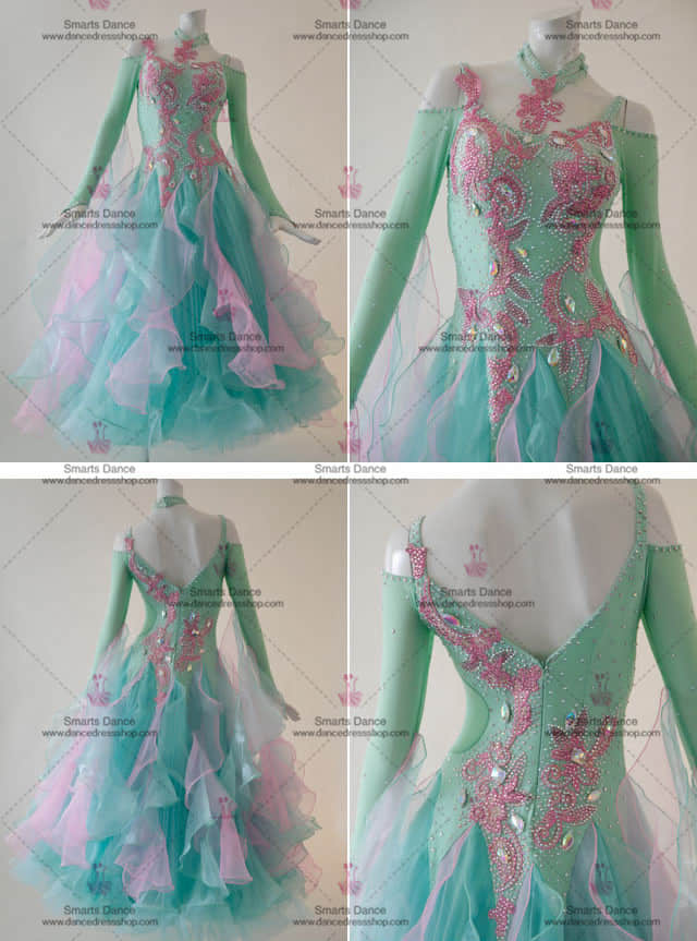 Ballroom Costumes,Ballroom Dance Costumes For Competition Multilayer BD-SG3087,Ballroom Dance Dresses,Ballroom Dance Customes