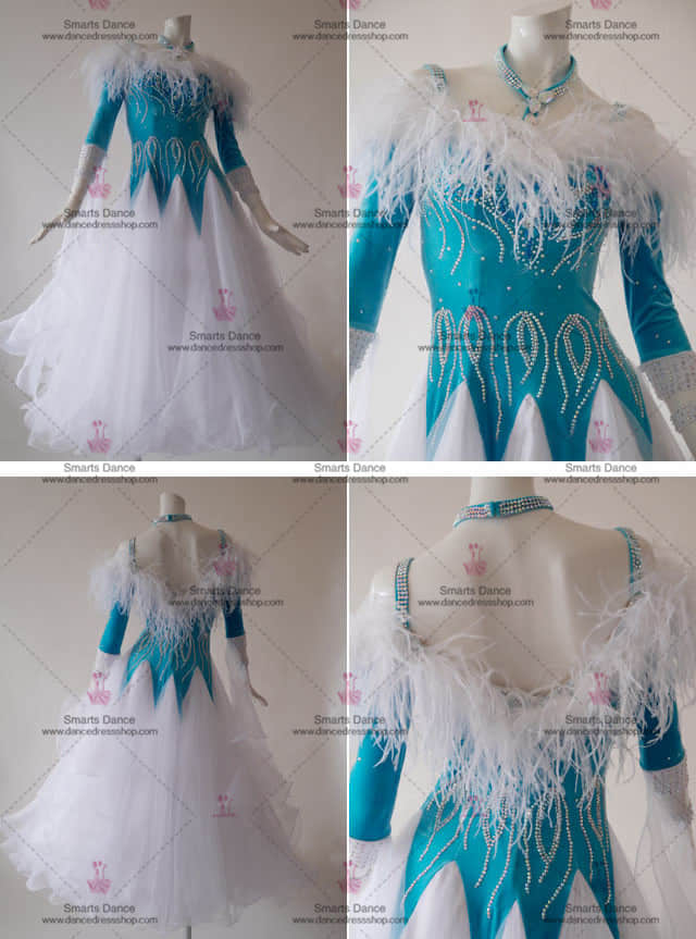 Ballroom Costume For Female,Ballroom Dance Competition Dresses White BD-SG3097,Ballroom Dance Gowns,Waltz Dance Dresses