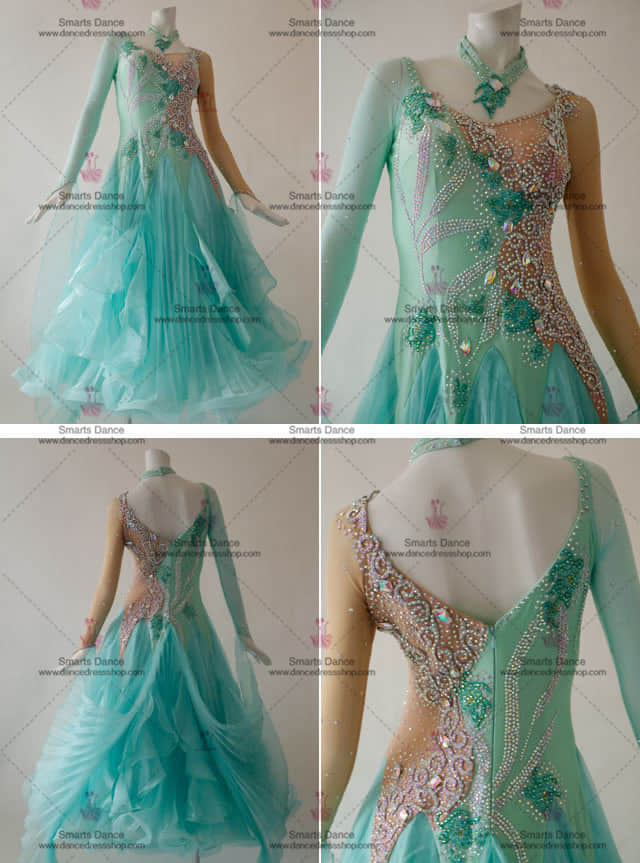 Affordable Ballroom Competition Dresses Multilayer BD-SG3099,Ballroom Dance Competition Dresses,Tailor Made Ballroom Dress