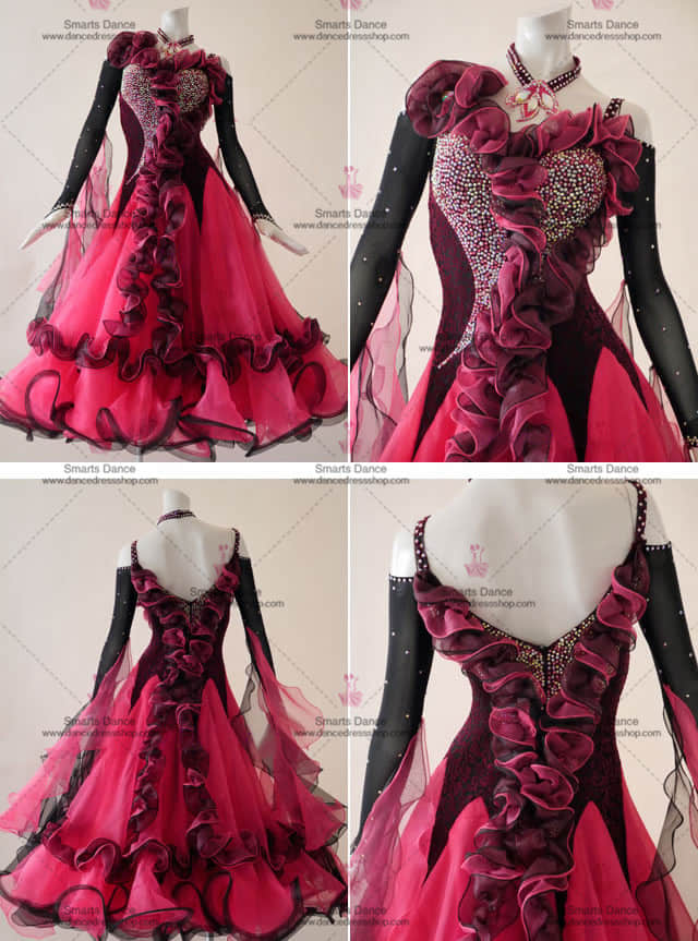 Ballroom Dance Competition Dresses,Ballroom Dance Costumes Multilayer BD-SG3101,Ballroom Dance Costumes,Ballroom Costume For Female