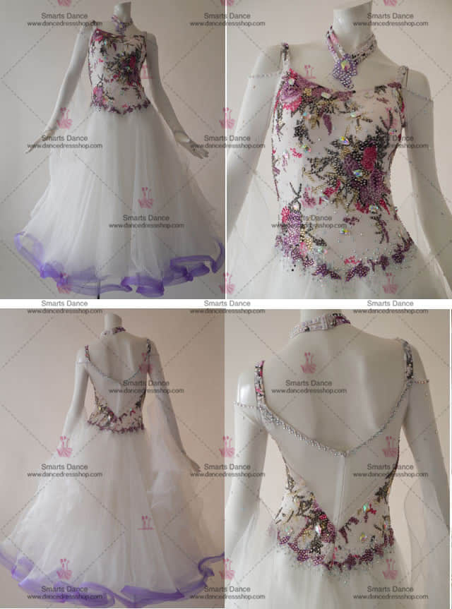 Affordable Ballroom Dress,Ballroom Dance Clothes White BD-SG3107,Ballroom Dance Customes,Ballroom Dance Gowns