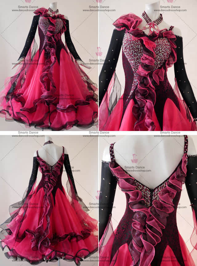 Custom Made Ballroom Dress,Tailor Made Ballroom Dress Red BD-SG3109,Ballroom Dresses,Ballroom Costume For Female