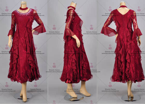 Ballroom Gowns,Ballroom Clothes Red BD-SG3119,Custom Made Ballroom Dress,Tailor Made Ballroom Dress