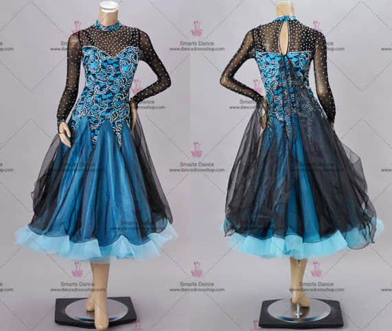 Ballroom Dance Clothes,Ballroom Dresses For Sale Blue BD-SG3137,Latin Ballroom Dresses,Custom Made Ballroom Dress