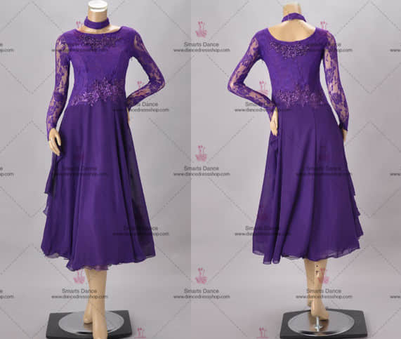Ballroom Dance Costumes,Affordable Ballroom Dress Purple BD-SG3142,Ballroom Dress,Custom Made Ballroom Dress