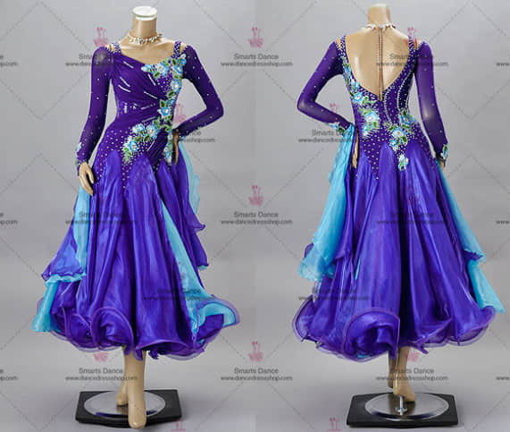 Ballroom Dancewear,Tailor Made Ballroom Dress Purple BD-SG3150,Ballroom Clothes,Ballroom Dresses For Sale