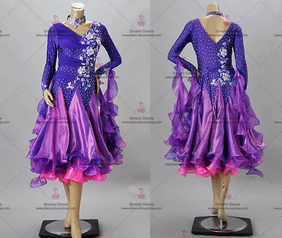 Custom Made Ballroom Dress,Ballroom Dresses Multilayer BD-SG3168,Waltz Dance Dresses,Ballroom Clothes