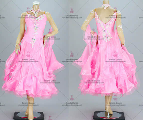 Ballroom Dance Customes,Ballroom Costume For Female Pink BD-SG3170,Latin Ballroom Dresses,Womens Ballroom Dress
