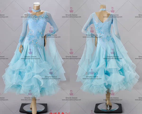 Ballroom Dance Costumes For Competition Multilayer BD-SG3174,Ballroom Gowns,Ballroom Dance Dresses