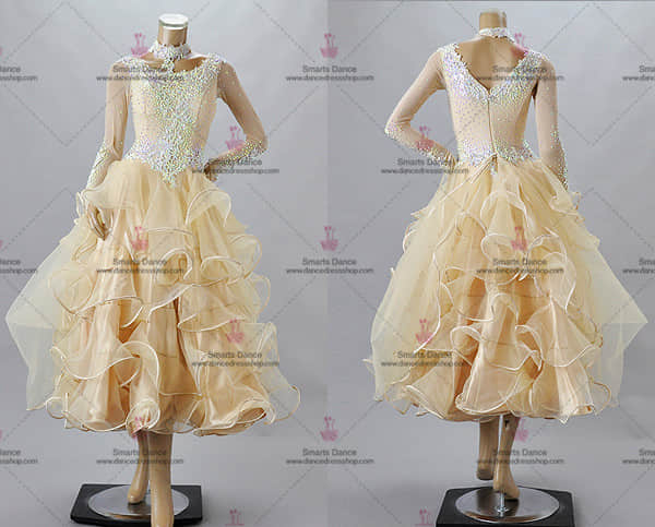 Womens Ballroom Dress,Ballroom Dance Costumes Multilayer BD-SG3179,Ballroom Dancewear,Ballroom Dresses For Sale