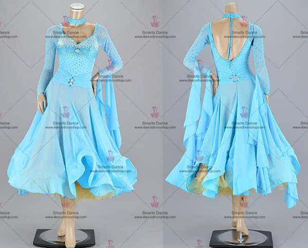 Ballroom Dance Competition Dresses,Ballroom Dancewear Blue BD-SG3184,Ballroom Dance Dresses For Sale,Ballroom Dance Clothes