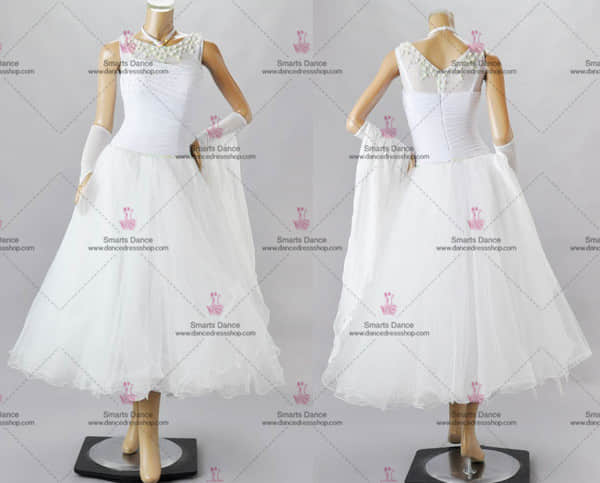 Tailor Made Ballroom Dress,Latin Ballroom Dresses White BD-SG3185,Ballroom Dance Gowns,Ballroom Dancewear